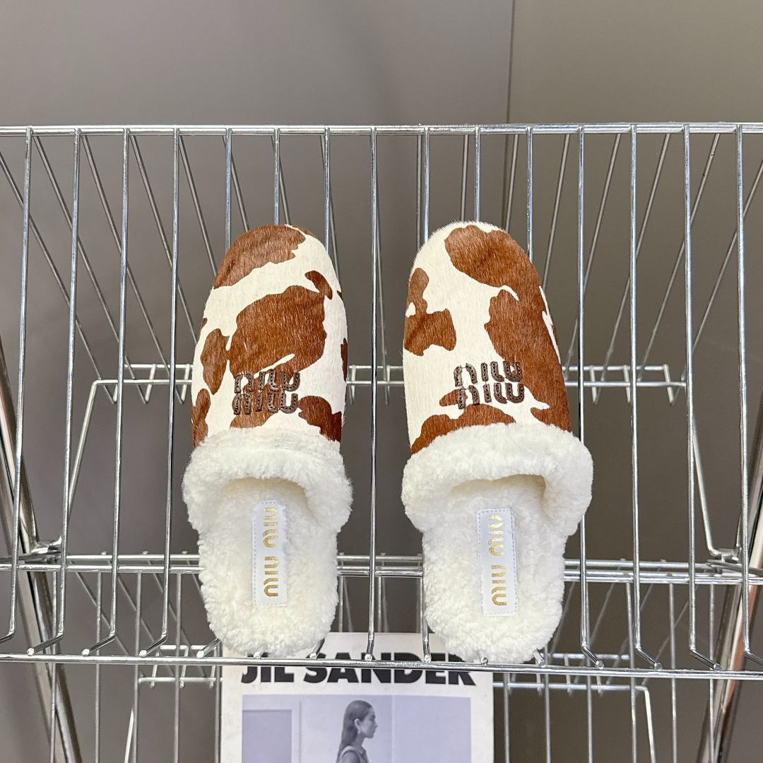 New style wool closed-toe shoes