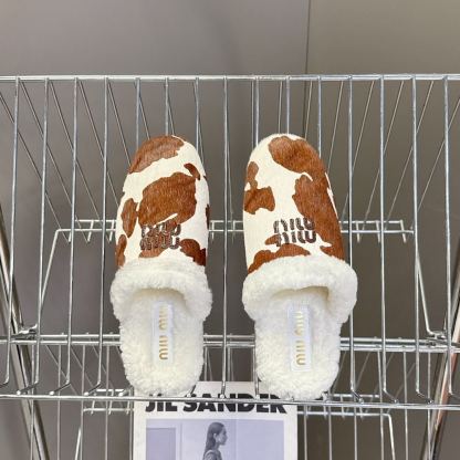 New style wool closed-toe shoes