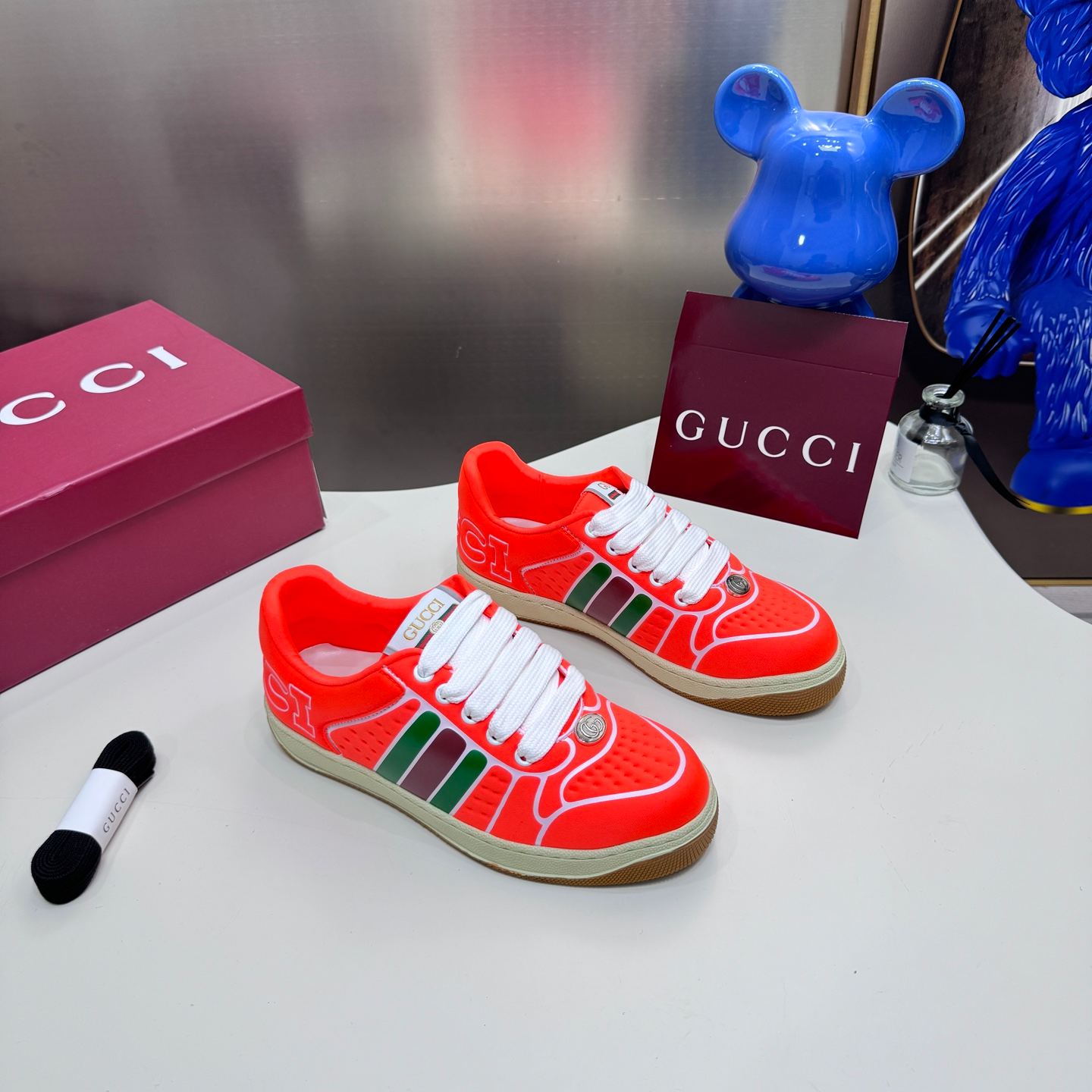 Distressed casual sneakers