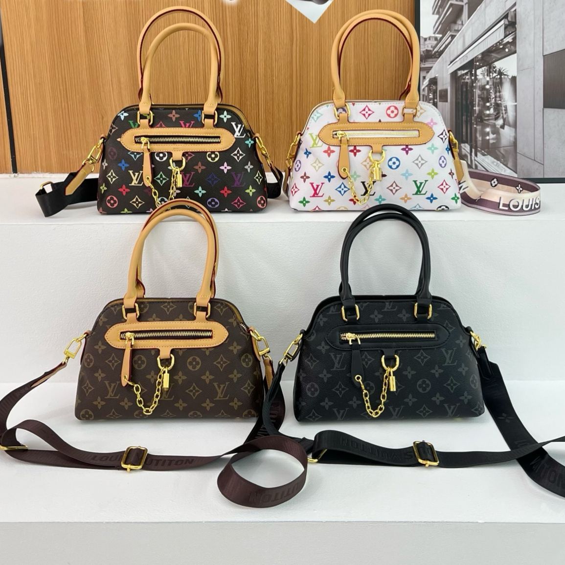 Vintage commuter handbag