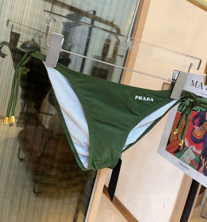 Green swimsuit Prada new ss2026