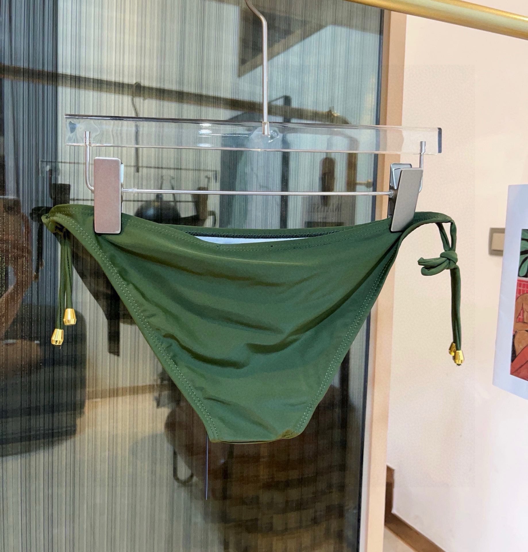 Green swimsuit Prada new ss2026