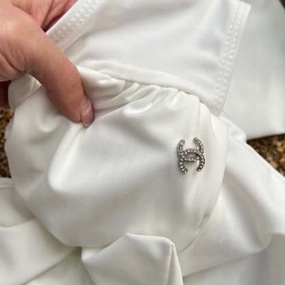 White swimsuit Chanel new ss2026