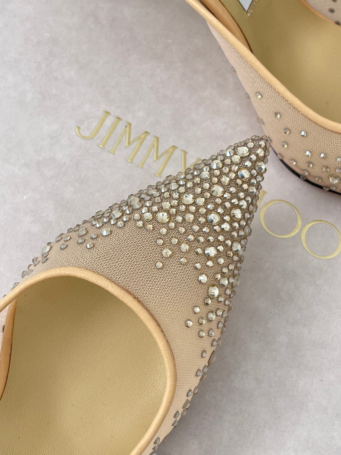Jim** Cho* rhinestone high heels VIP1:1