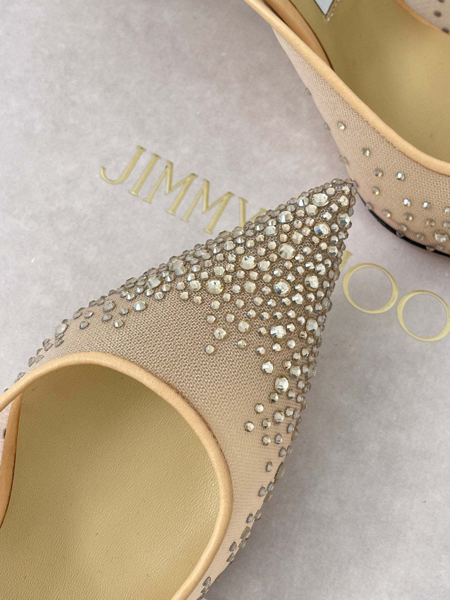 Jim** Cho* rhinestone high heels VIP1:1