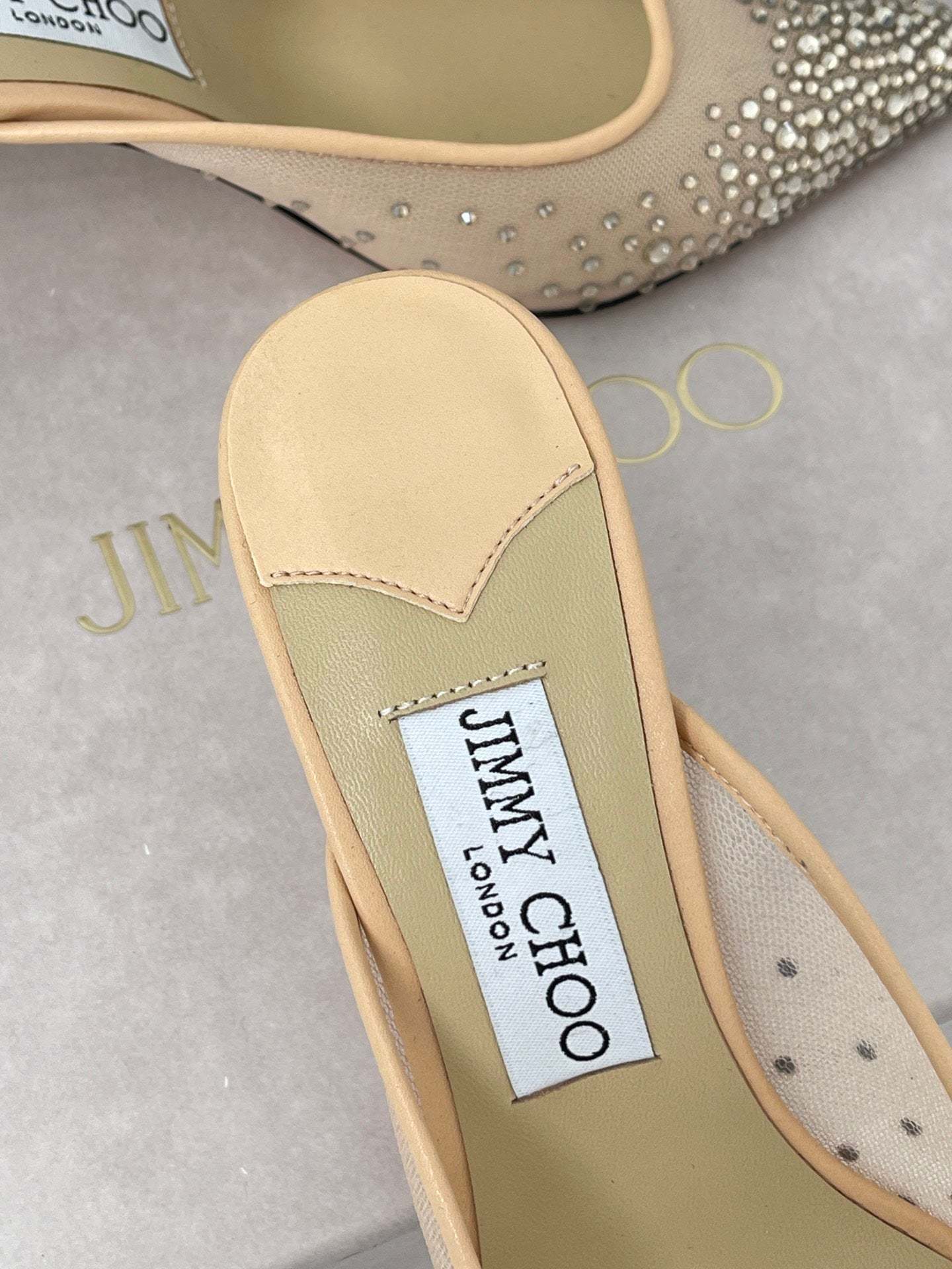 Jim** Cho* rhinestone high heels VIP1:1