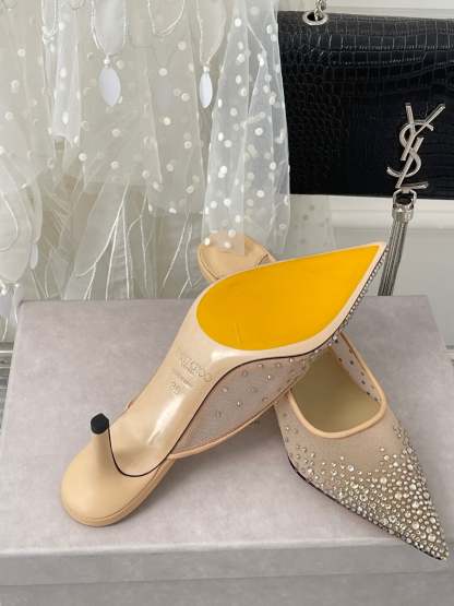 Jim** Cho* rhinestone high heels VIP1:1