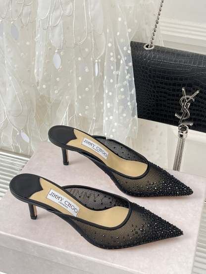 Jim** Cho* rhinestone high heels VIP1:1