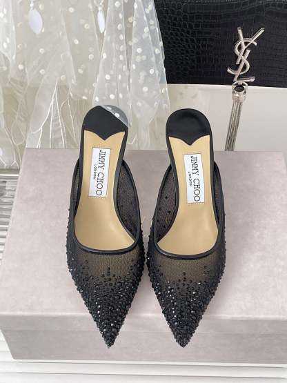 Jim** Cho* rhinestone high heels VIP1:1