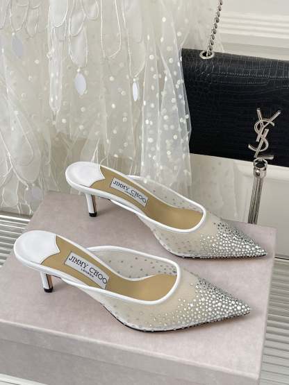 Jim** Cho* rhinestone high heels VIP1:1