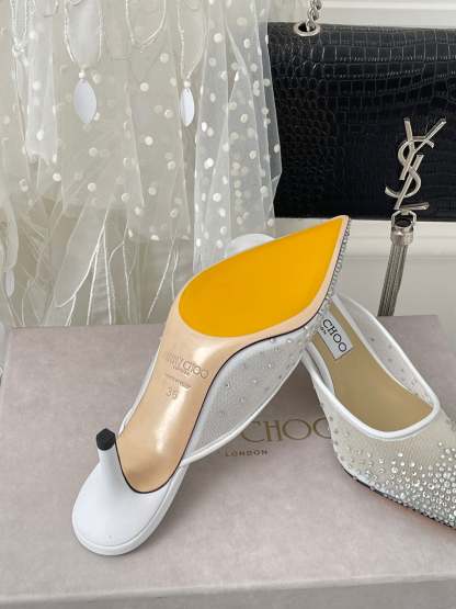 Jim** Cho* rhinestone high heels VIP1:1