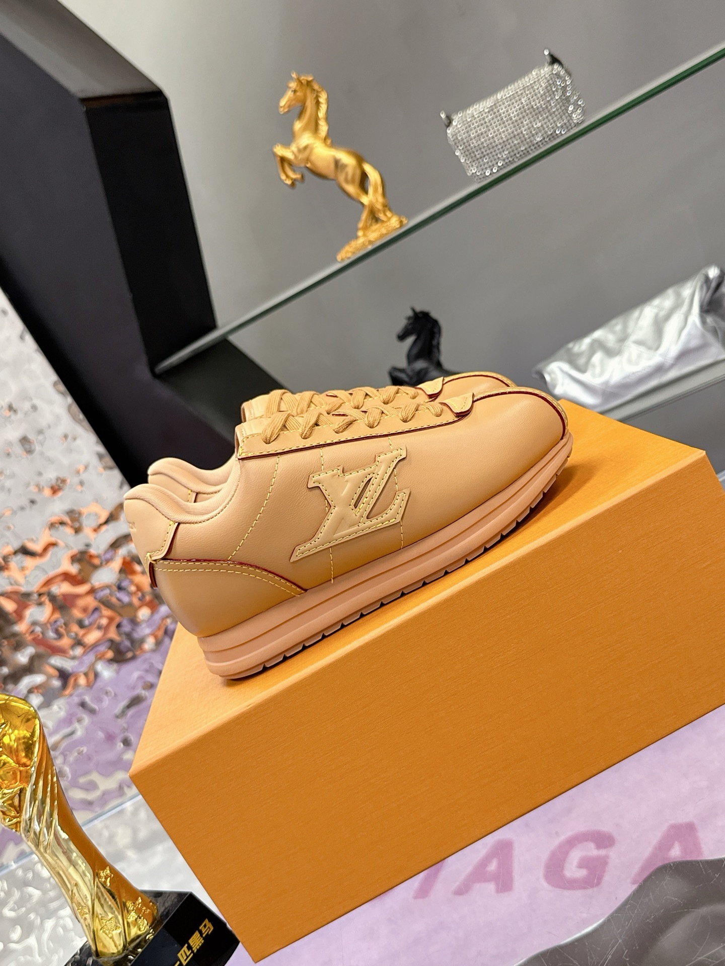 Pudding thick-soled casual athletic shoes