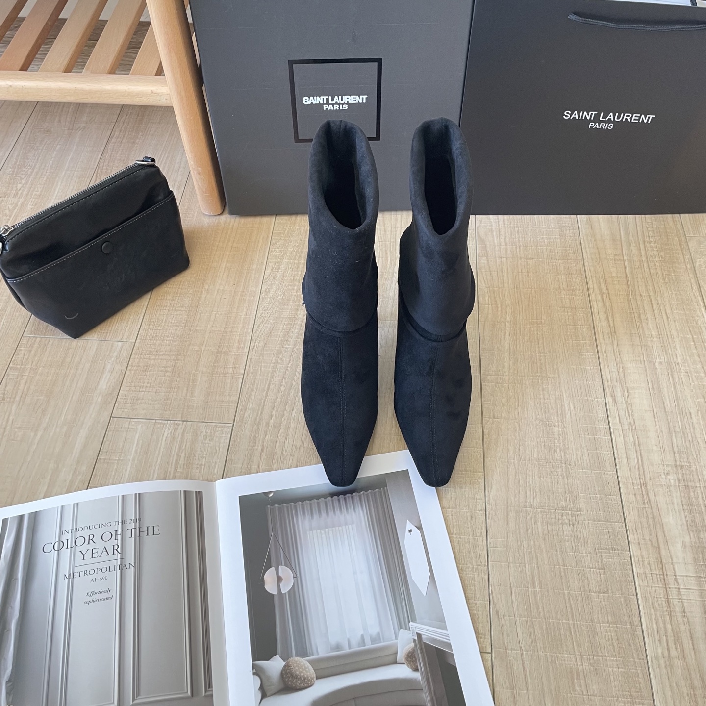 New autumn/winter collection suede ankle boots