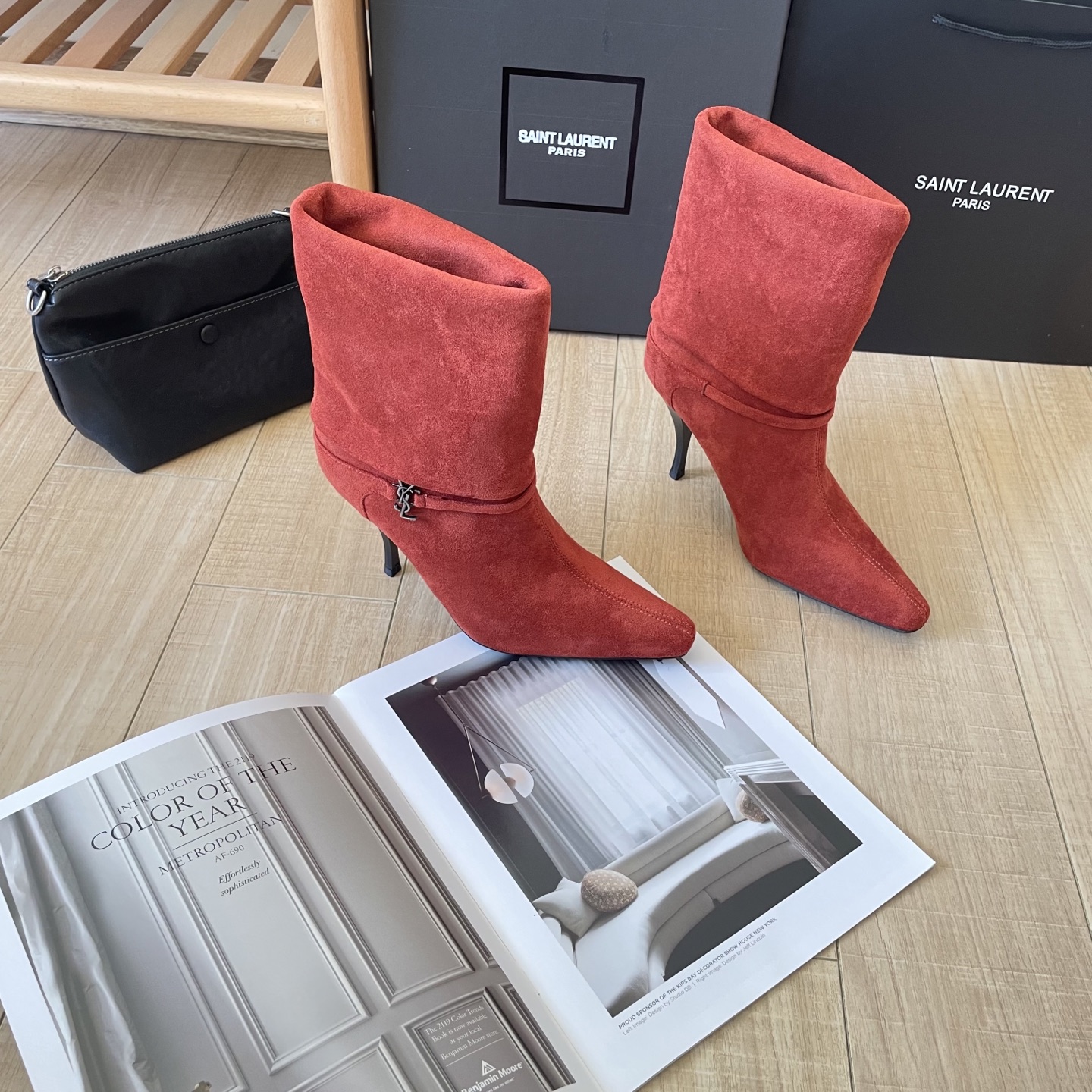 New autumn/winter collection suede ankle boots