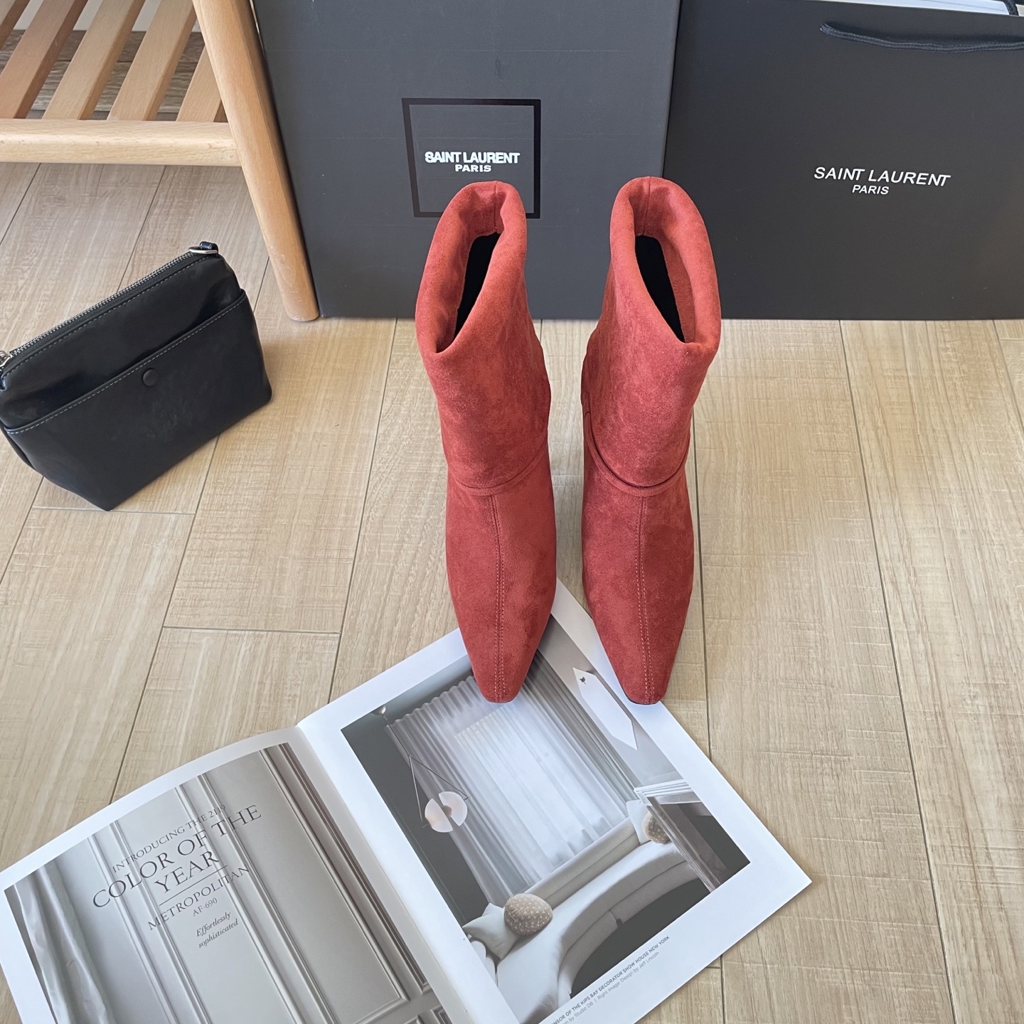 New autumn/winter collection suede ankle boots