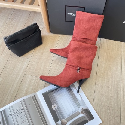 New autumn/winter collection suede ankle boots