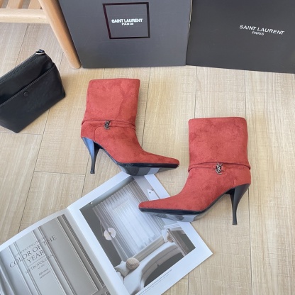 New autumn/winter collection suede ankle boots
