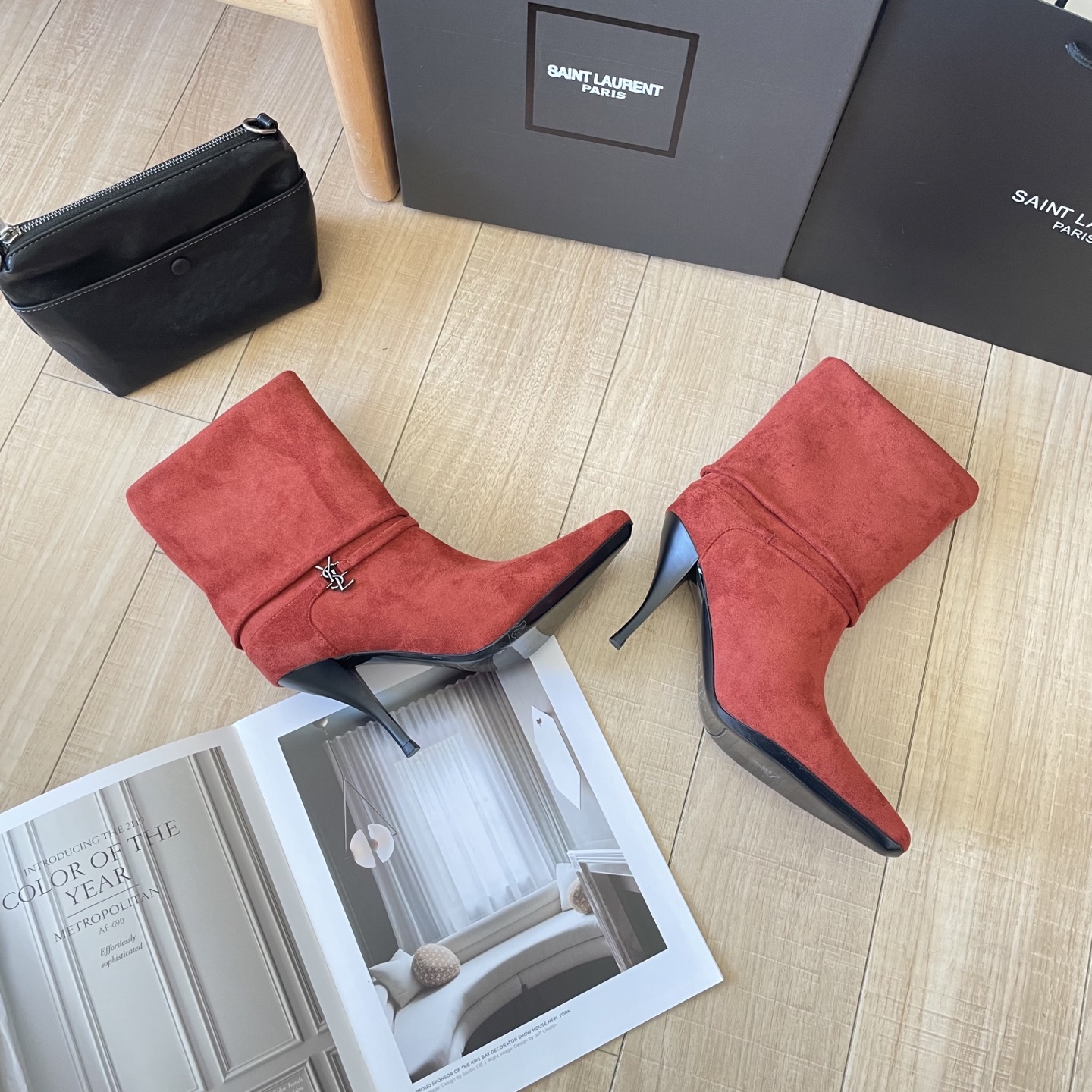 New autumn/winter collection suede ankle boots