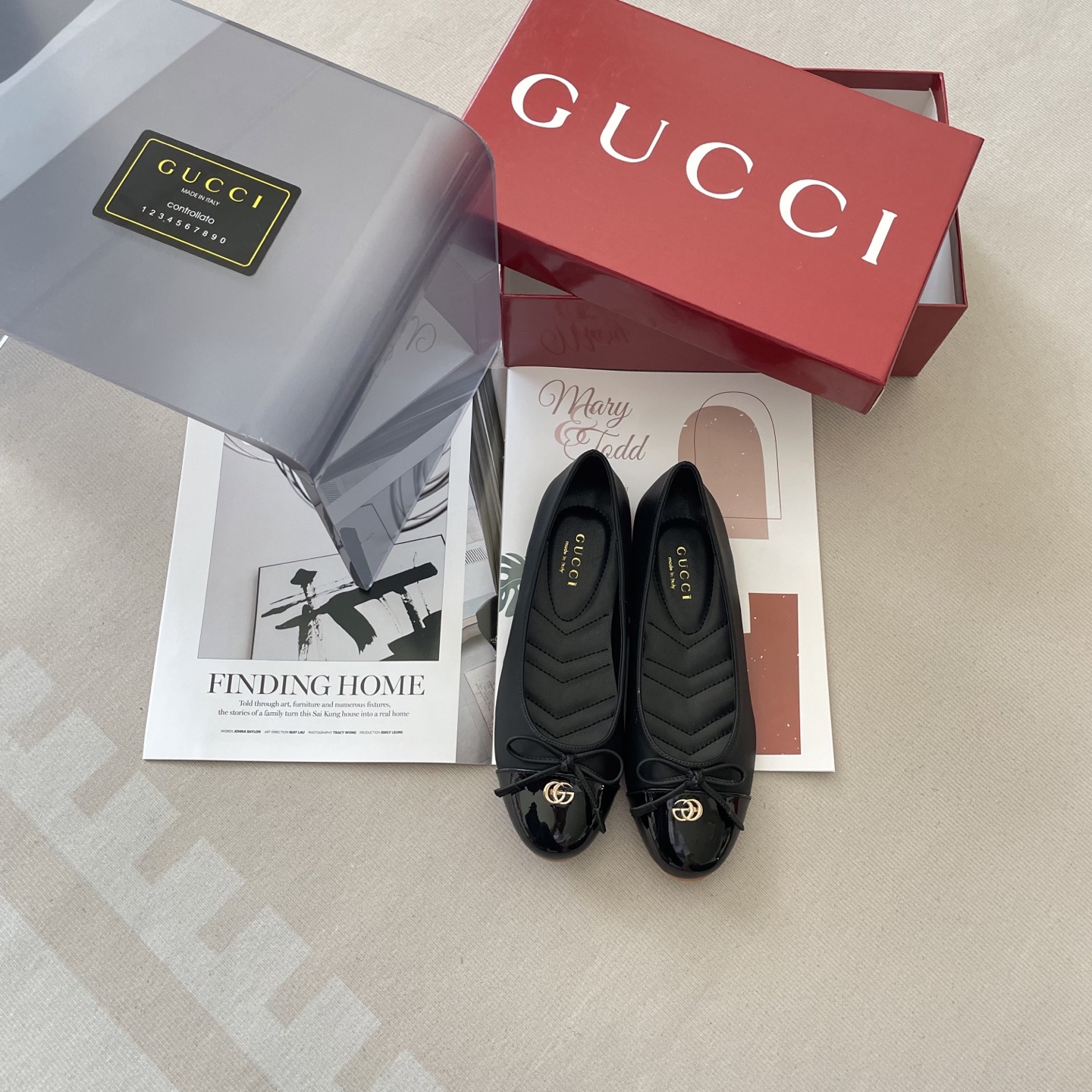 Double G ballet flats