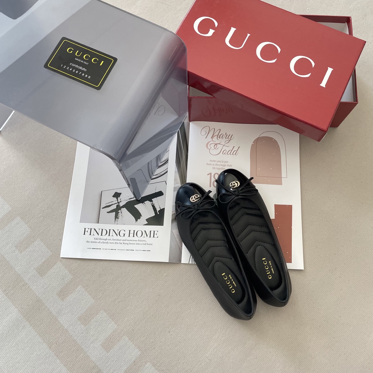 Double G ballet flats