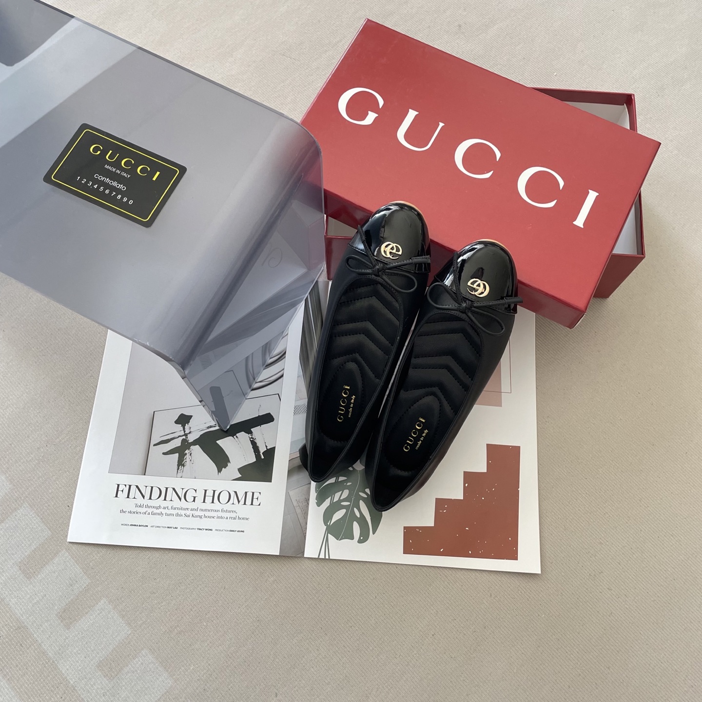 Double G ballet flats