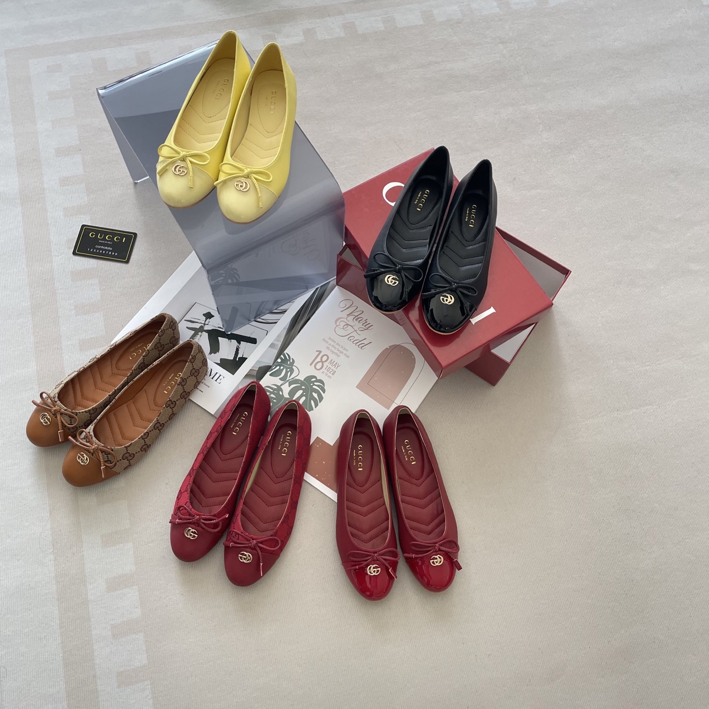 Double G ballet flats