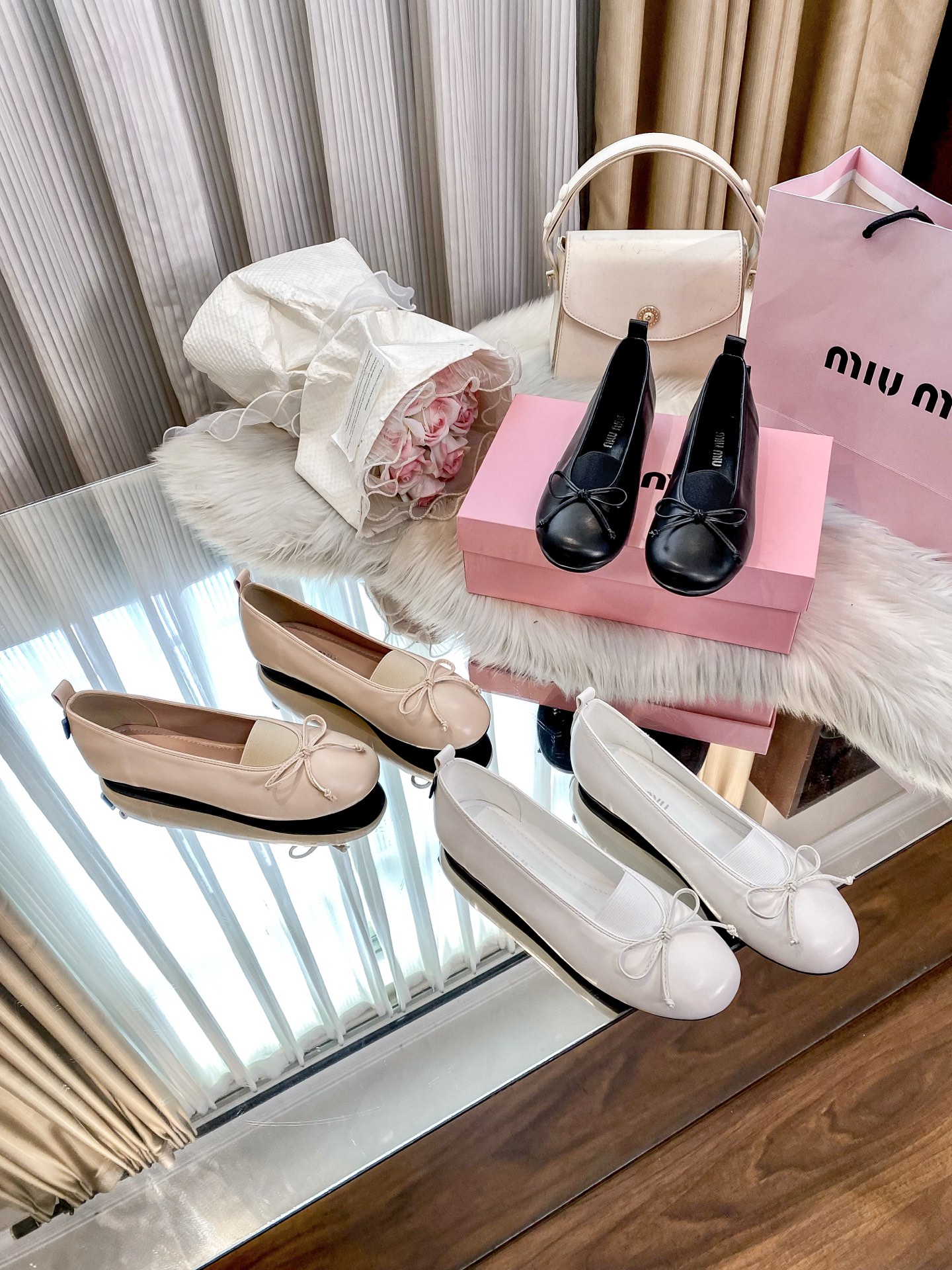 New flat ballet shoes for women