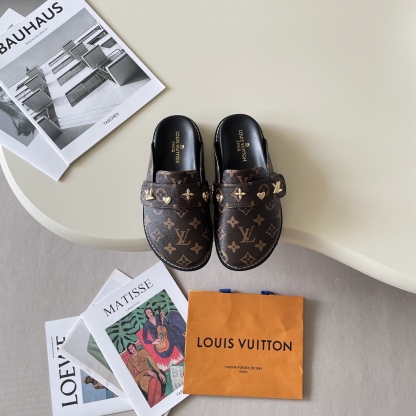Printed head-covering couple's slippers