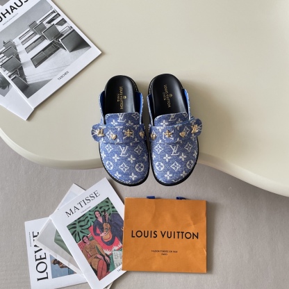 Printed head-covering couple's slippers