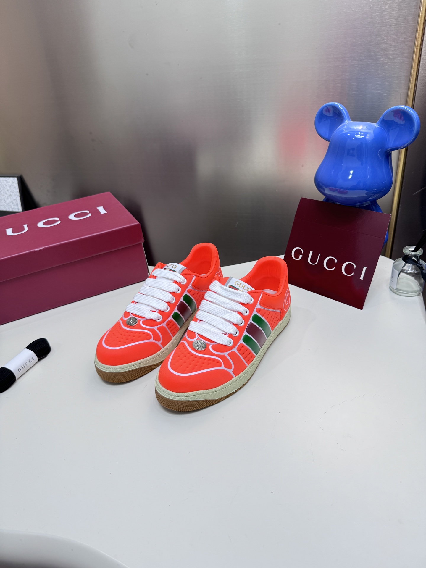 Distressed casual sneakers