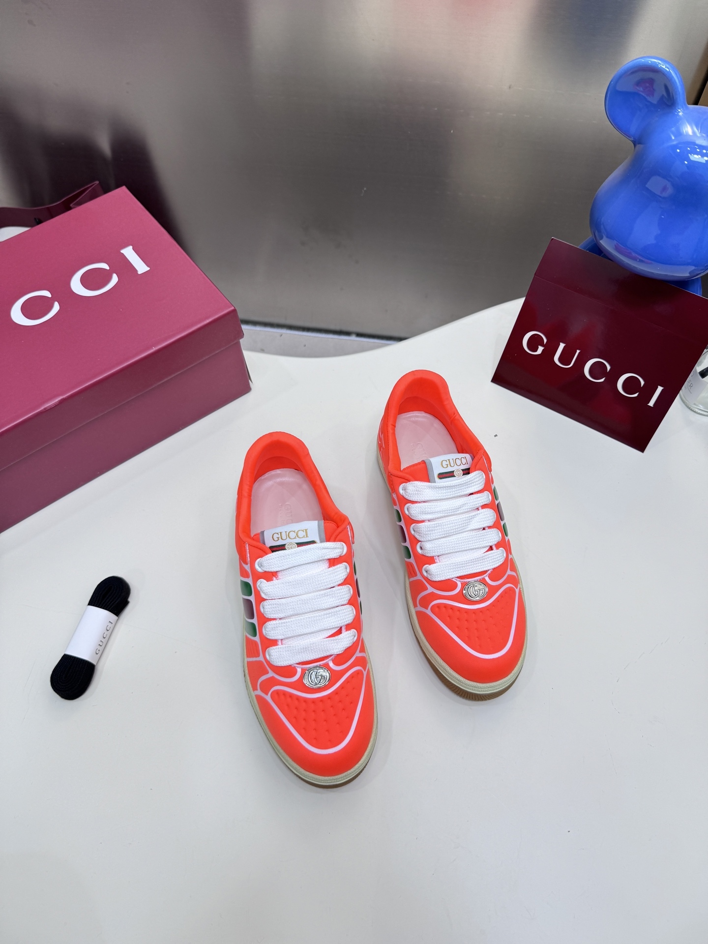 Distressed casual sneakers