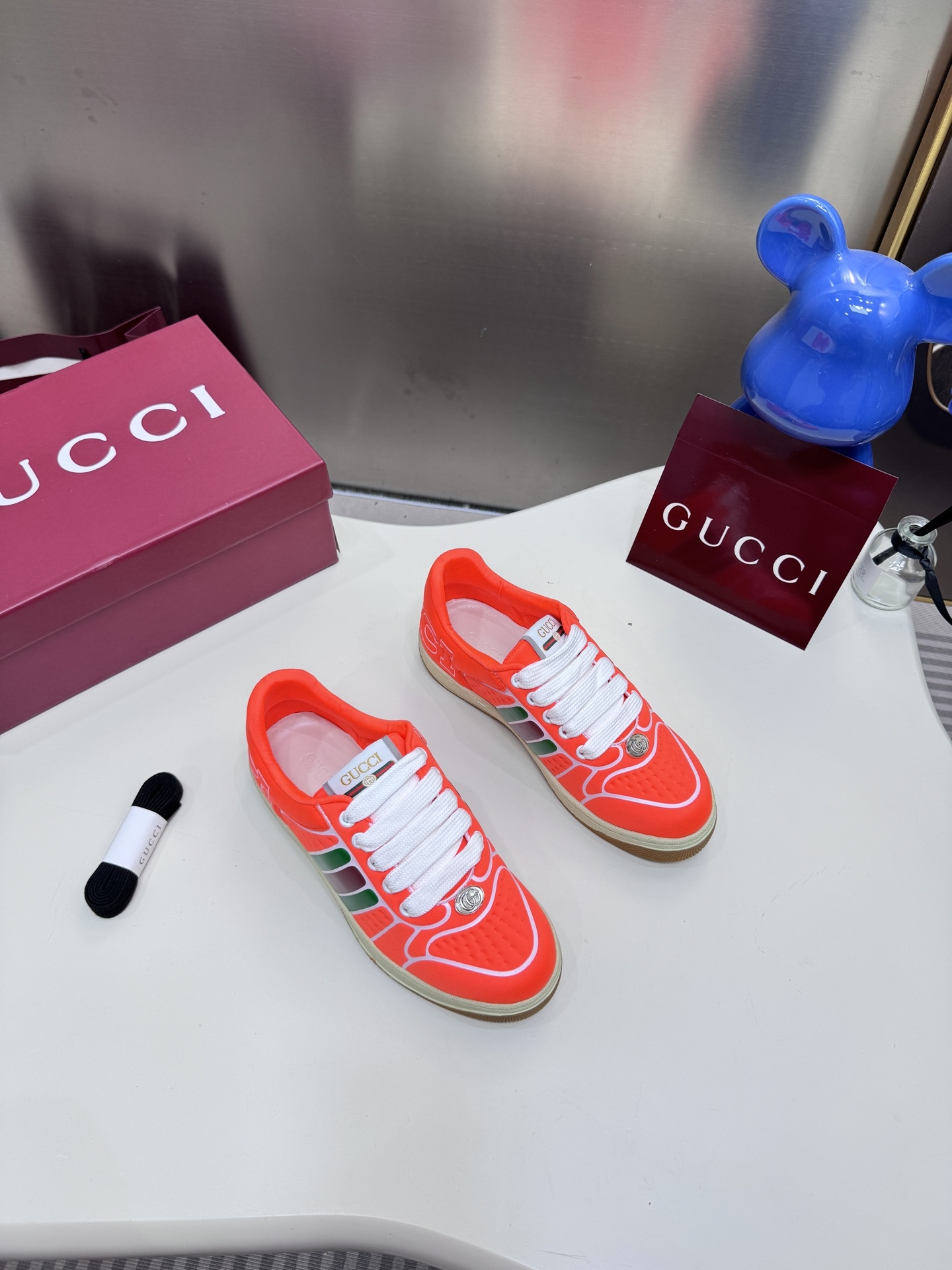 Distressed casual sneakers