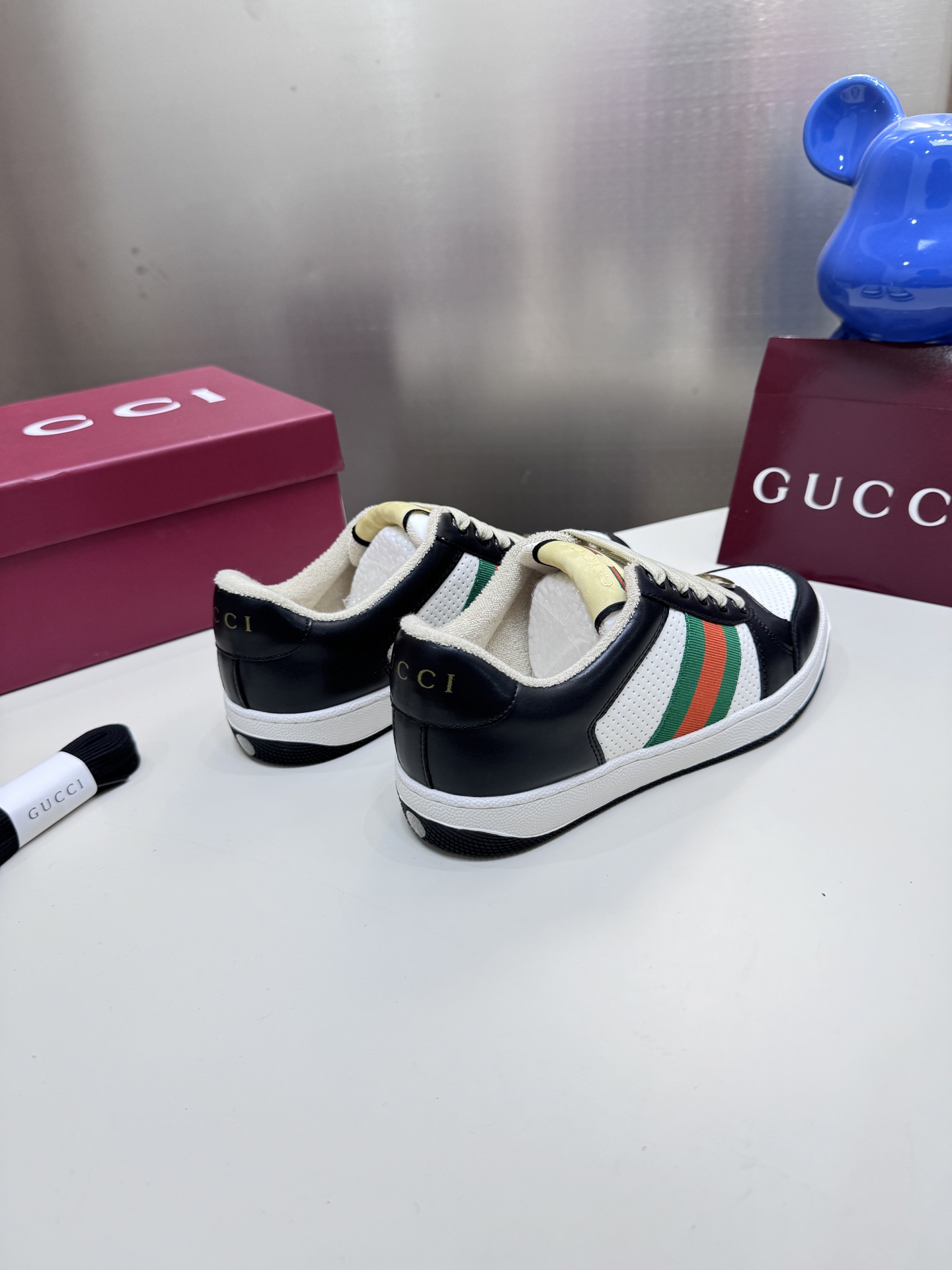 Distressed casual sneakers