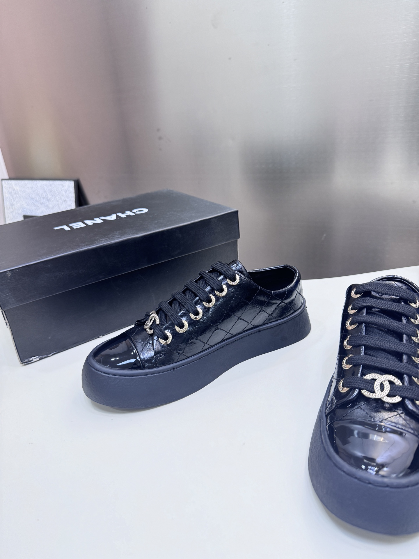 New platform sneakers