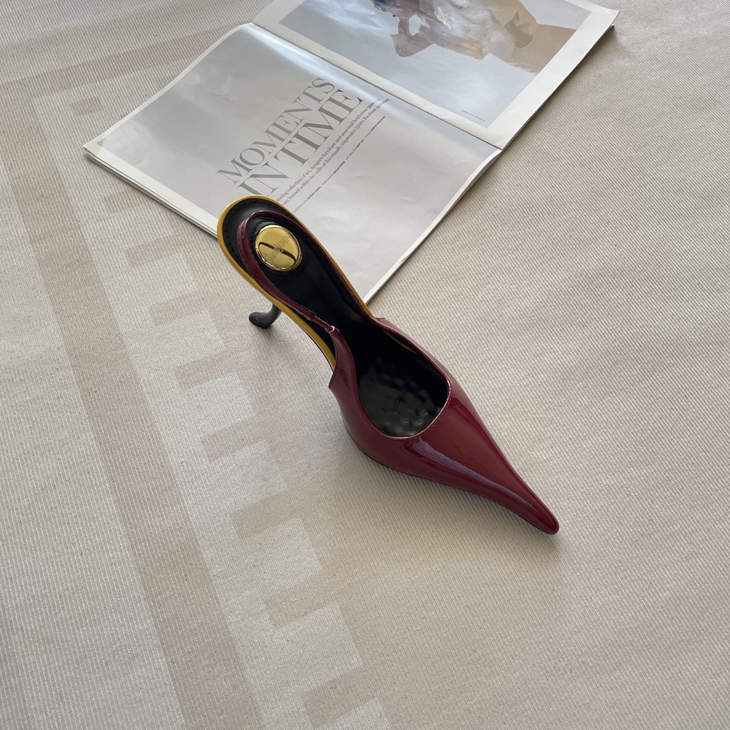 New stylish and elegant high-heeled shoes