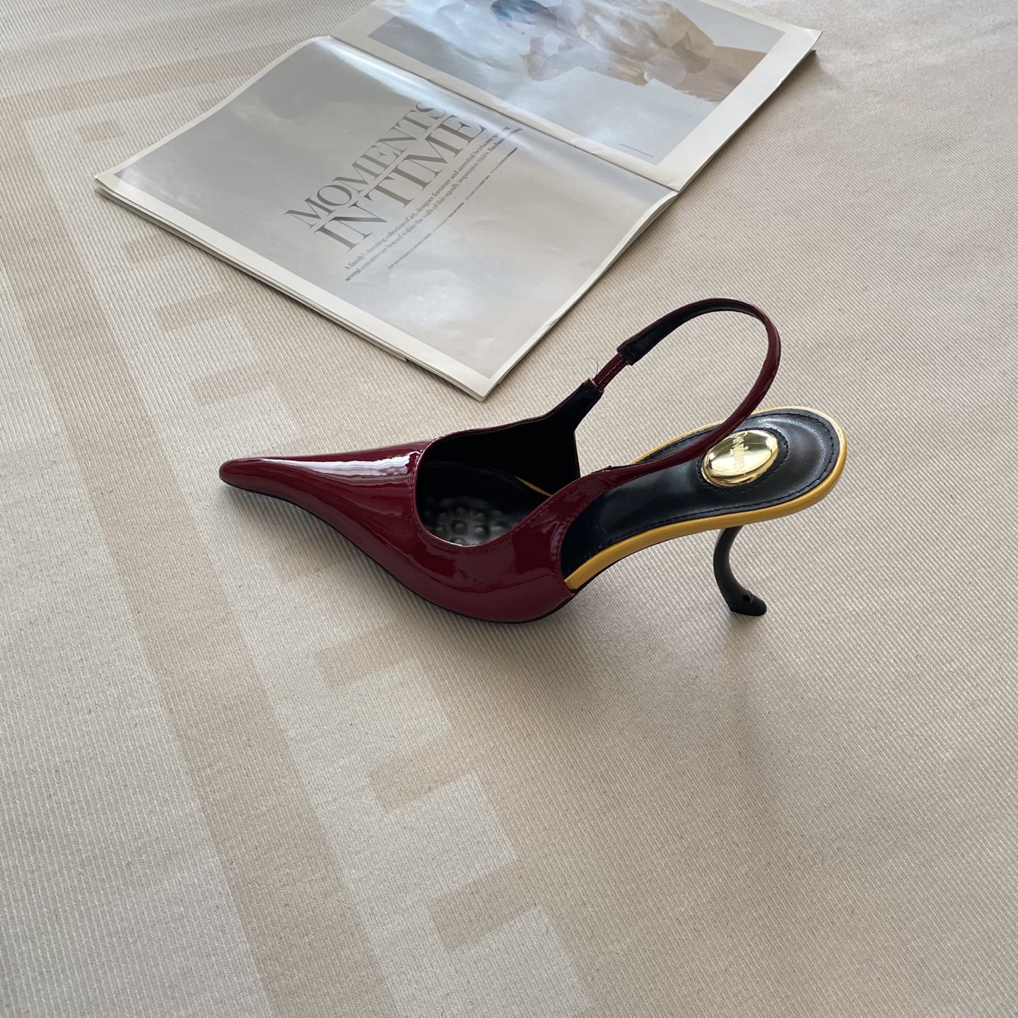 New stylish and elegant high-heeled shoes