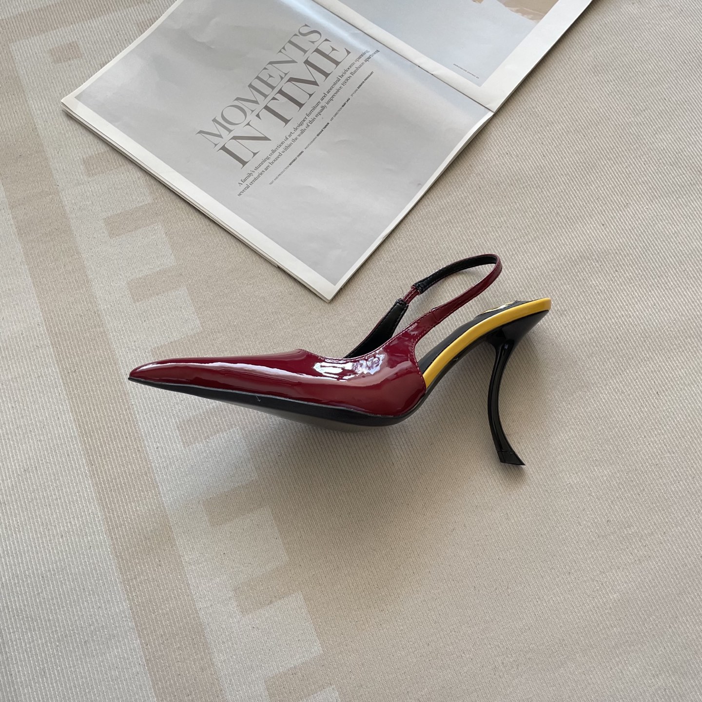 New stylish and elegant high-heeled shoes