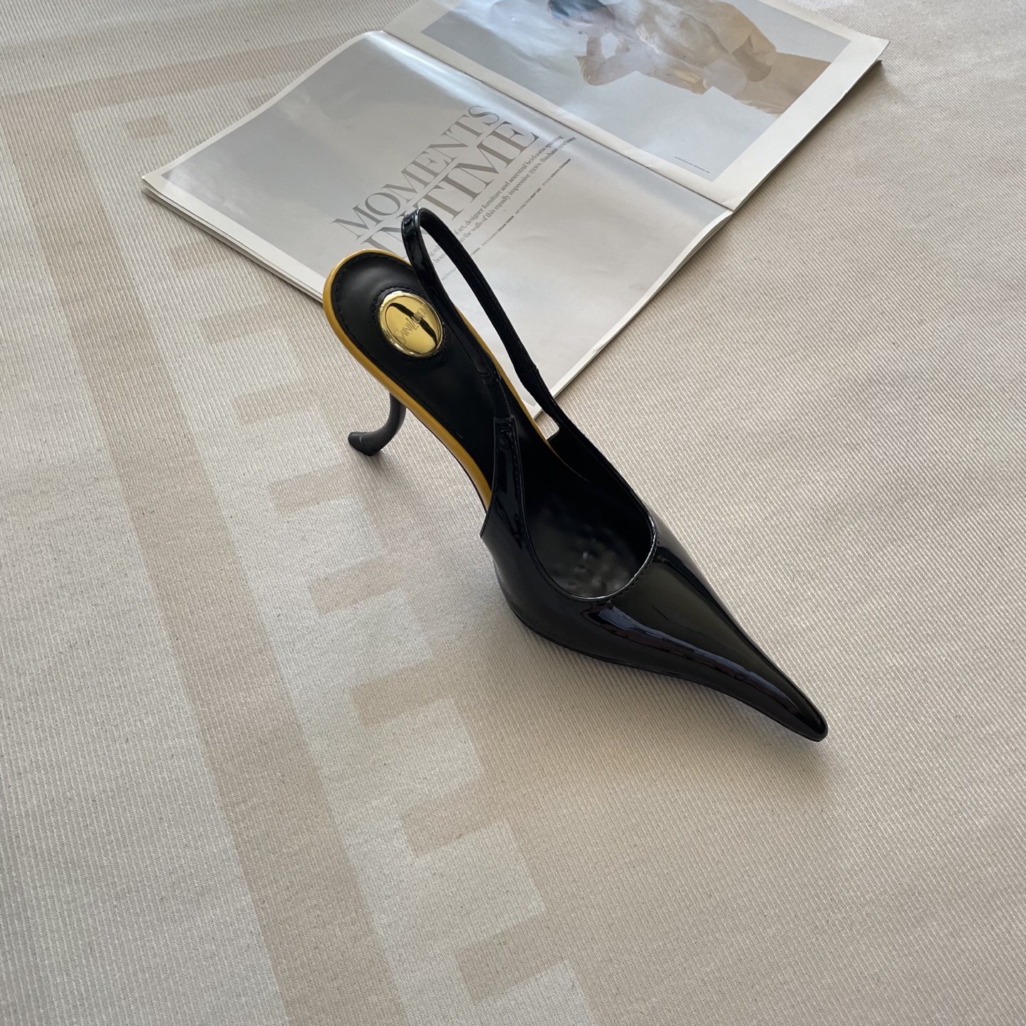 New stylish and elegant high-heeled shoes