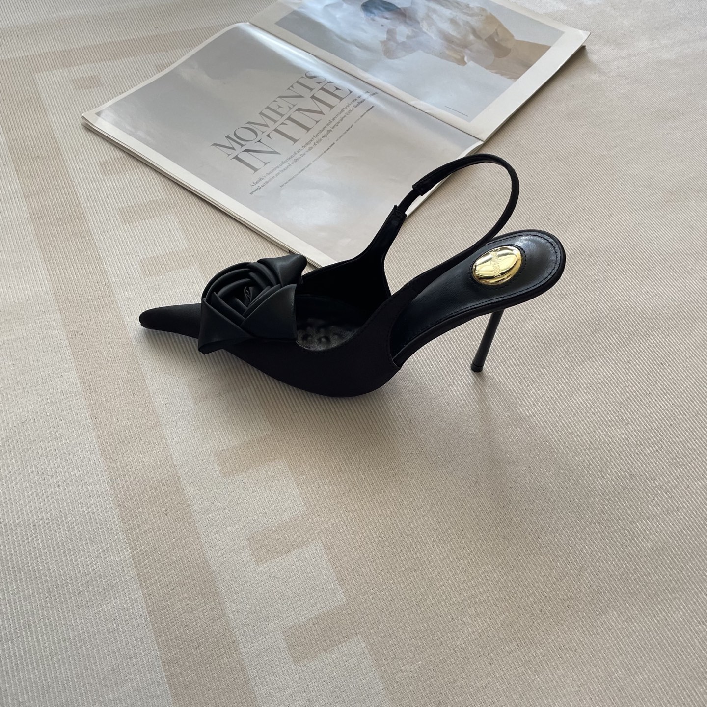 New stylish and elegant high-heeled shoes