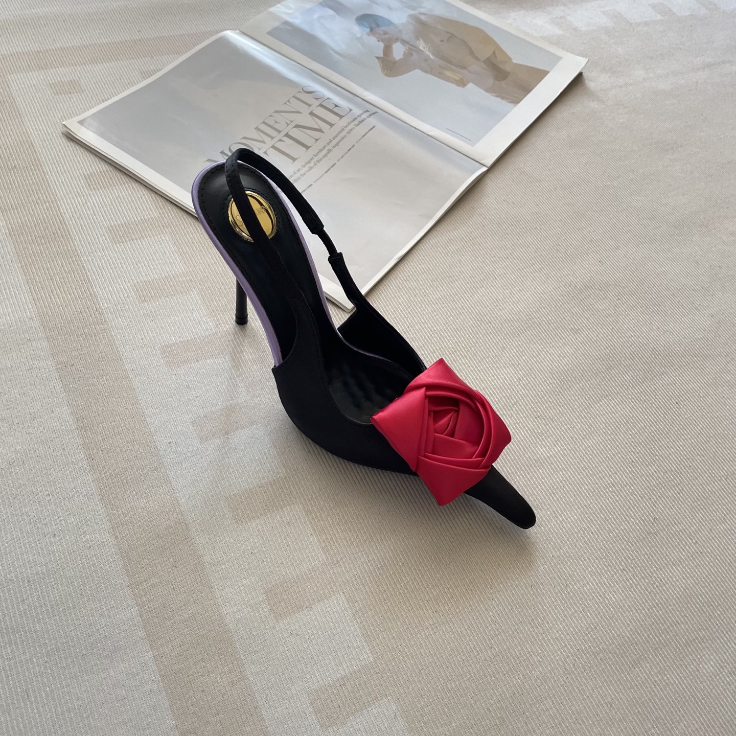 New stylish and elegant high-heeled shoes