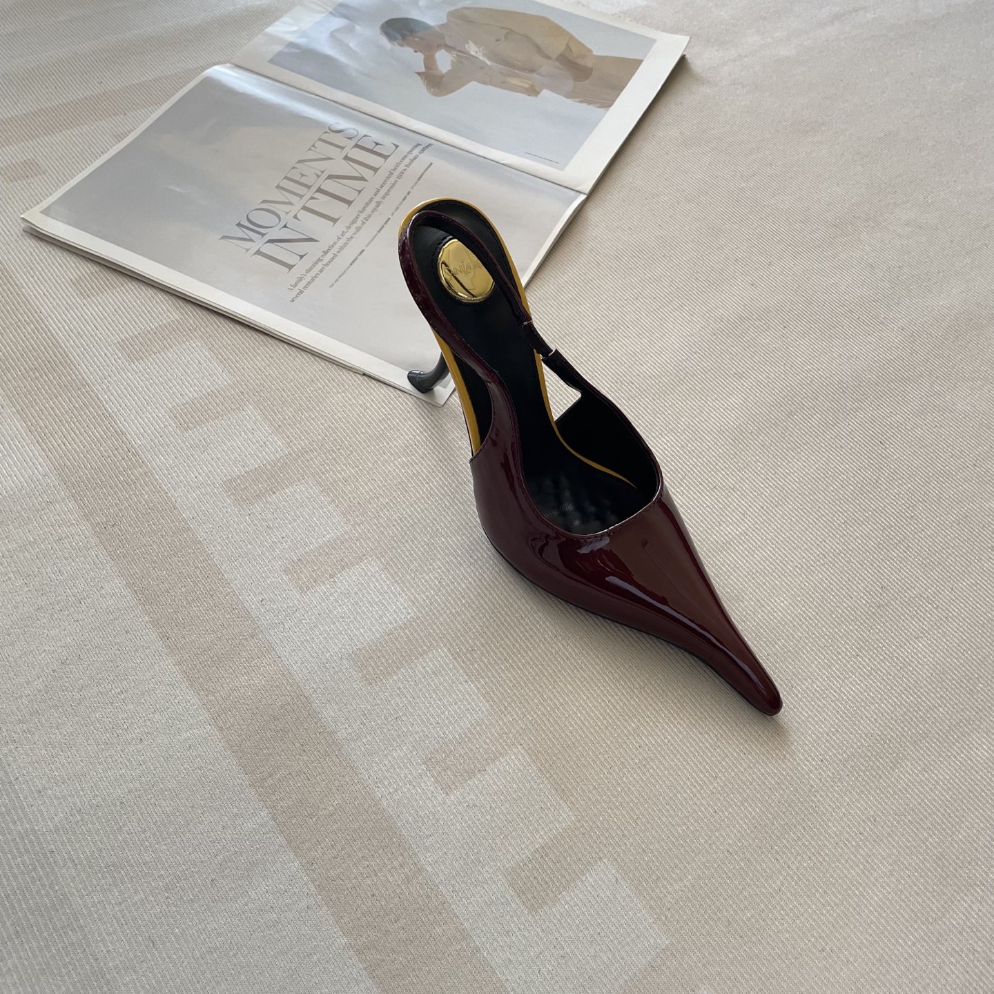 New stylish and elegant high-heeled shoes