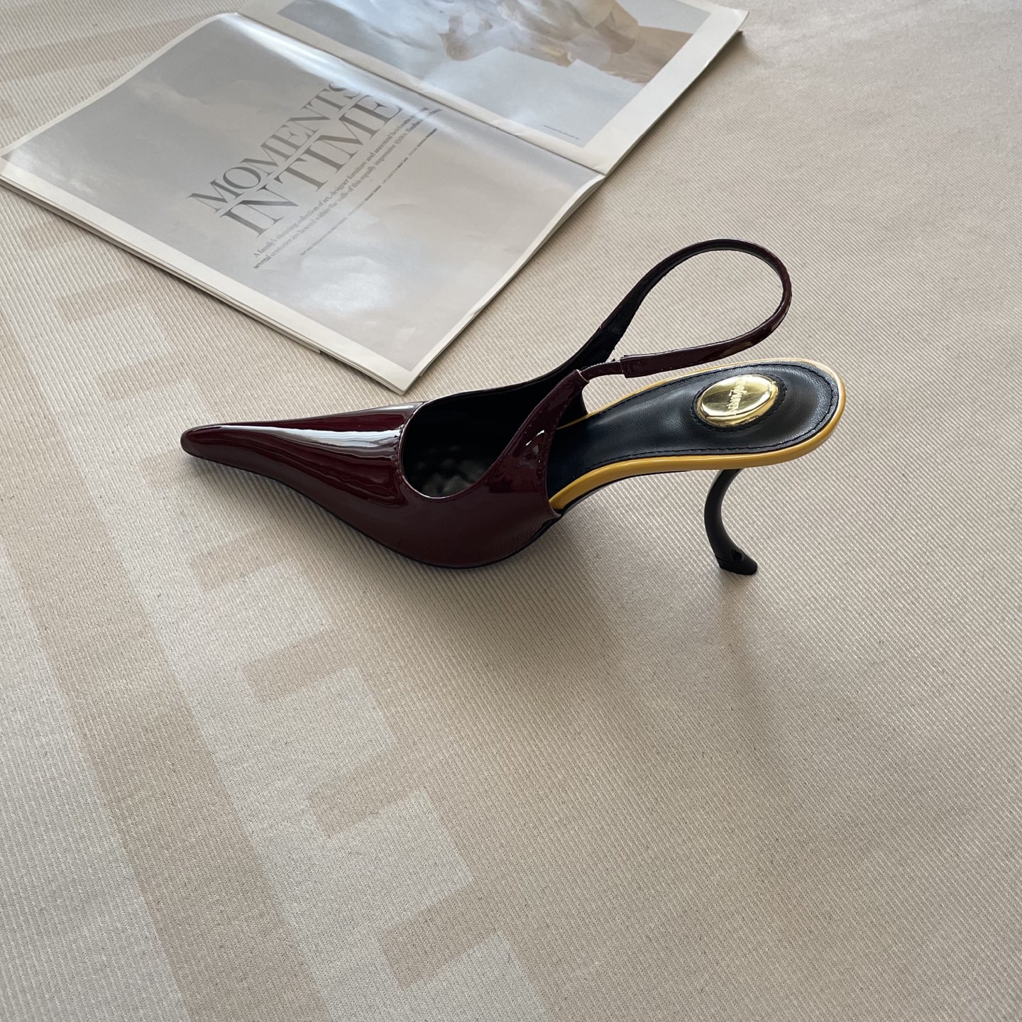 New stylish and elegant high-heeled shoes