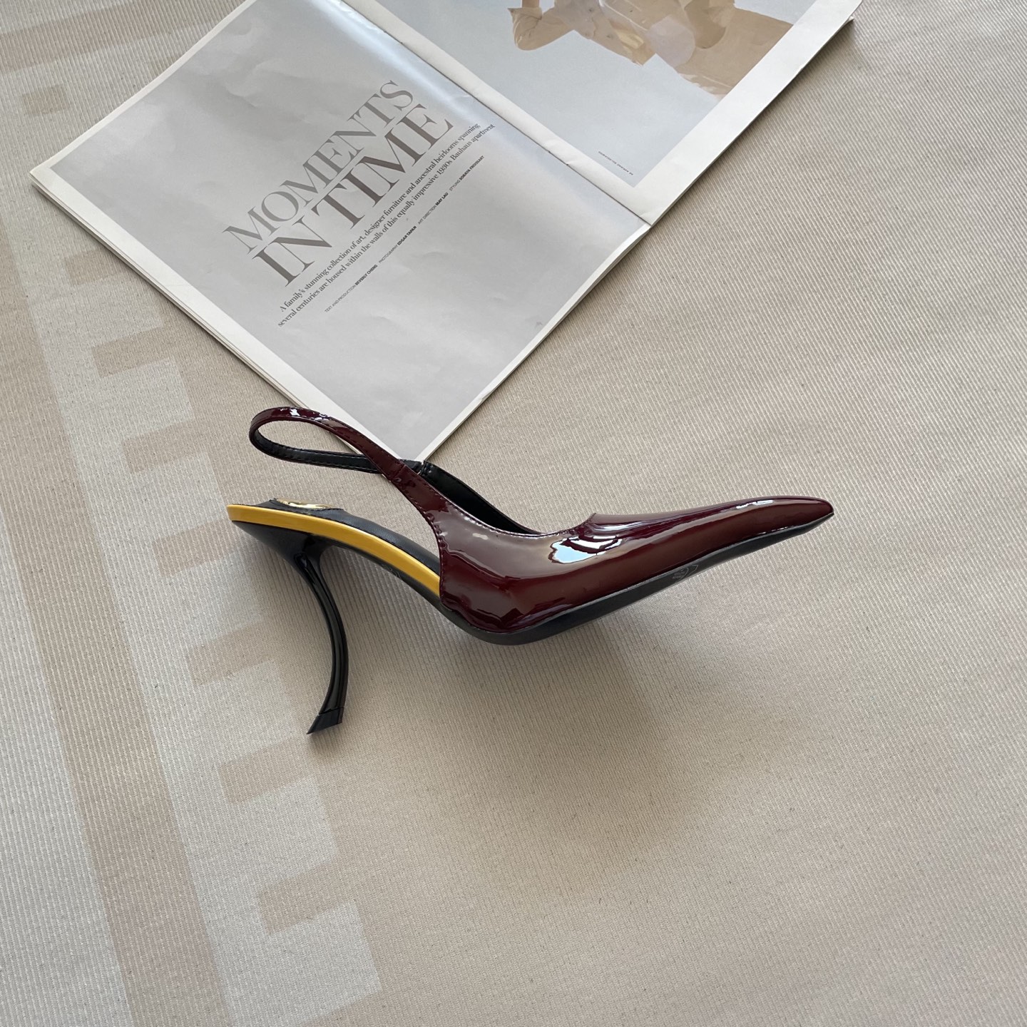 New stylish and elegant high-heeled shoes