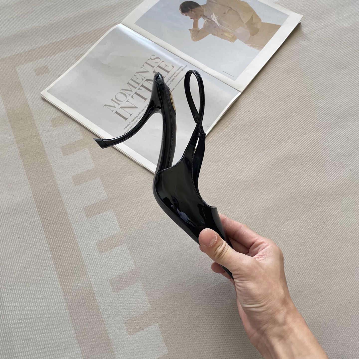 New stylish and elegant high-heeled shoes