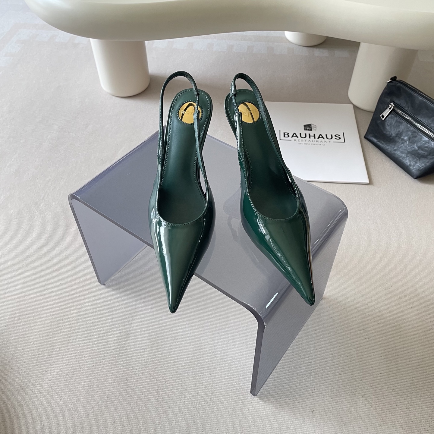 Stylish, luxurious, and classic high-heeled shoes