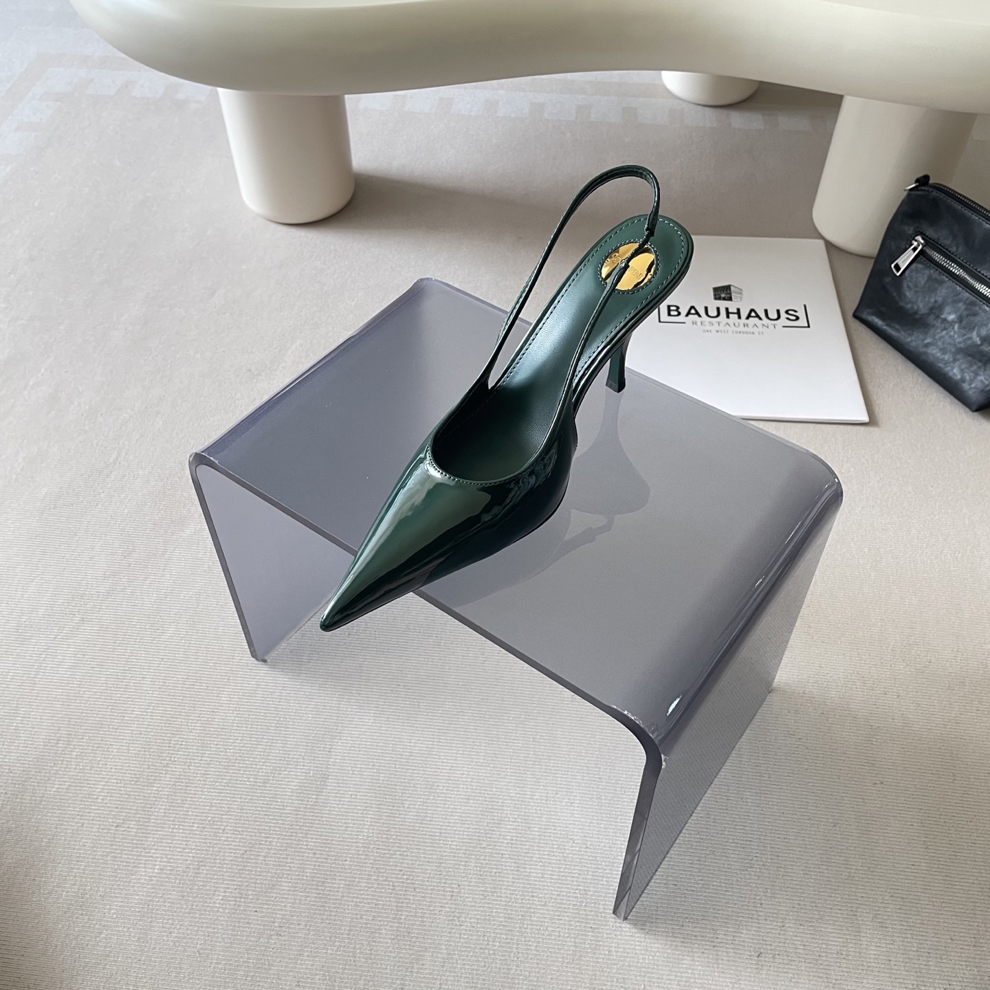 Stylish, luxurious, and classic high-heeled shoes