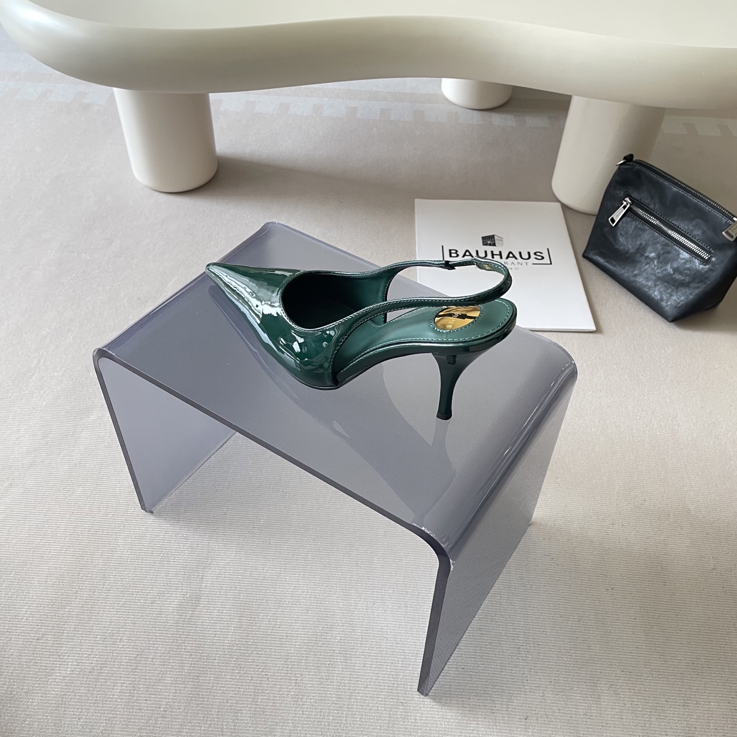 Stylish, luxurious, and classic high-heeled shoes