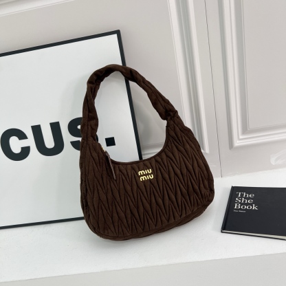 Pleated trendy women's bags