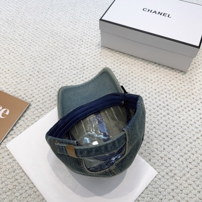 Denim blue vintage baseball cap