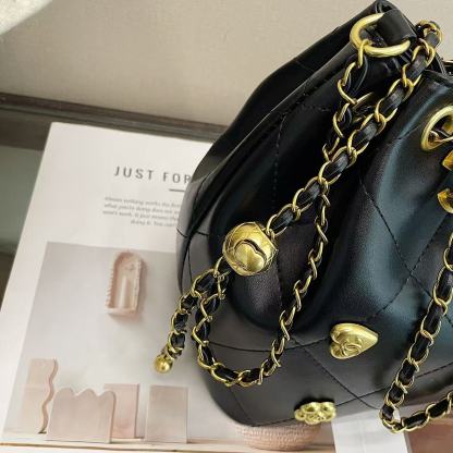 New drawstring bucket bag